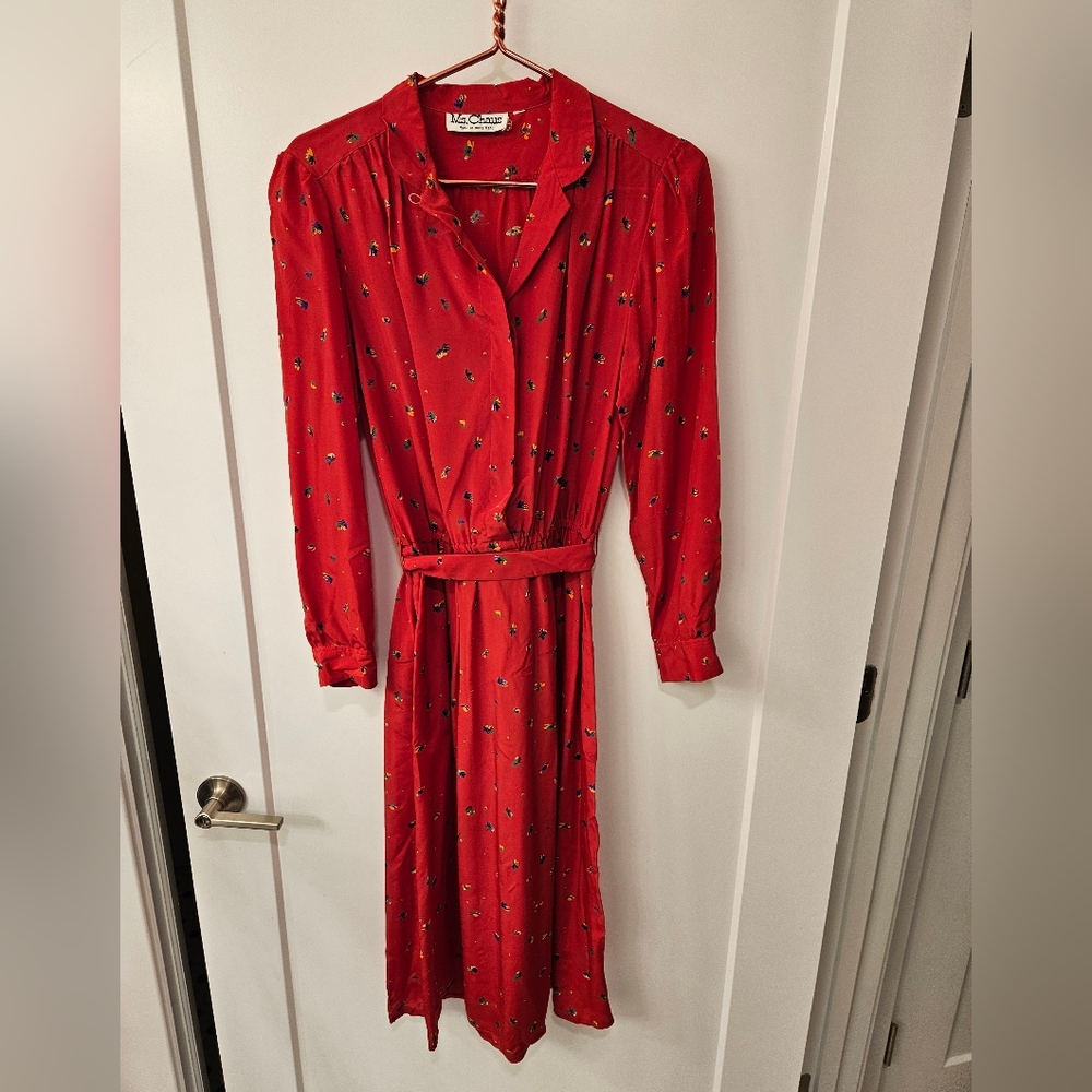 EUC - Vintage "Ms. Chaus" Dress - M - see measurements.